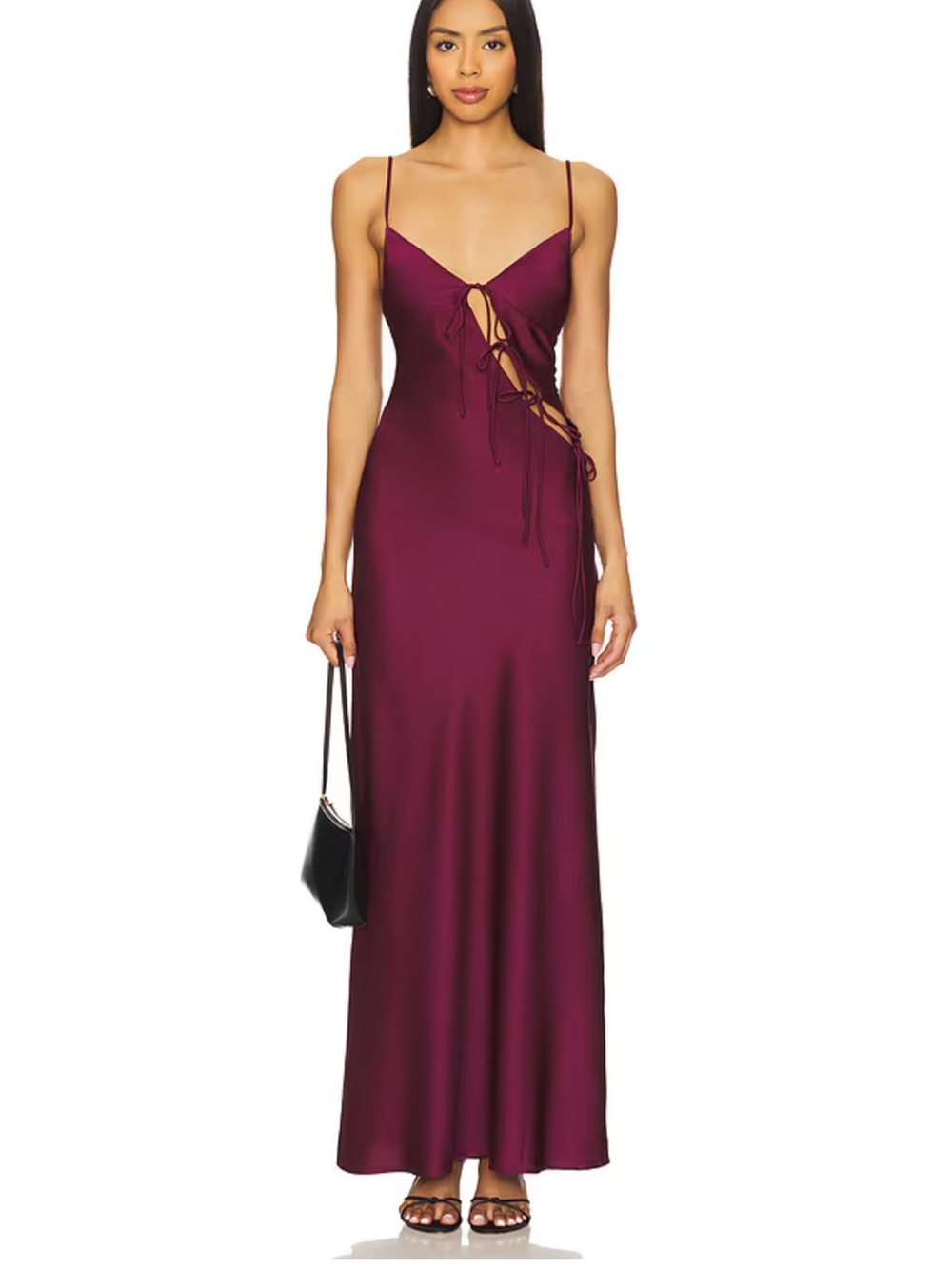 Lioness x REVOLVE About A Girl Maxi Dress in Maroon